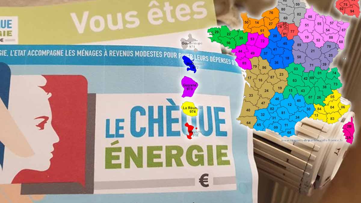 Versement du chèque énergie, 25 départements français vont recevoir cette aide gouvernementale à partir du 9 au 12 mai 2023