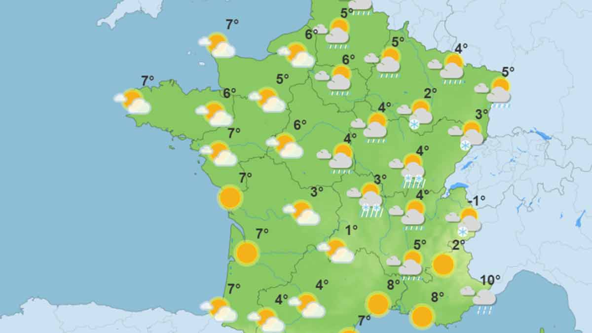 Prévisions météo Décembre