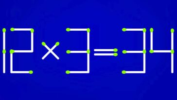 Défiez votre QI en trouvant la solution de l'équation 12×3=34 avec seulement 2 allumettes